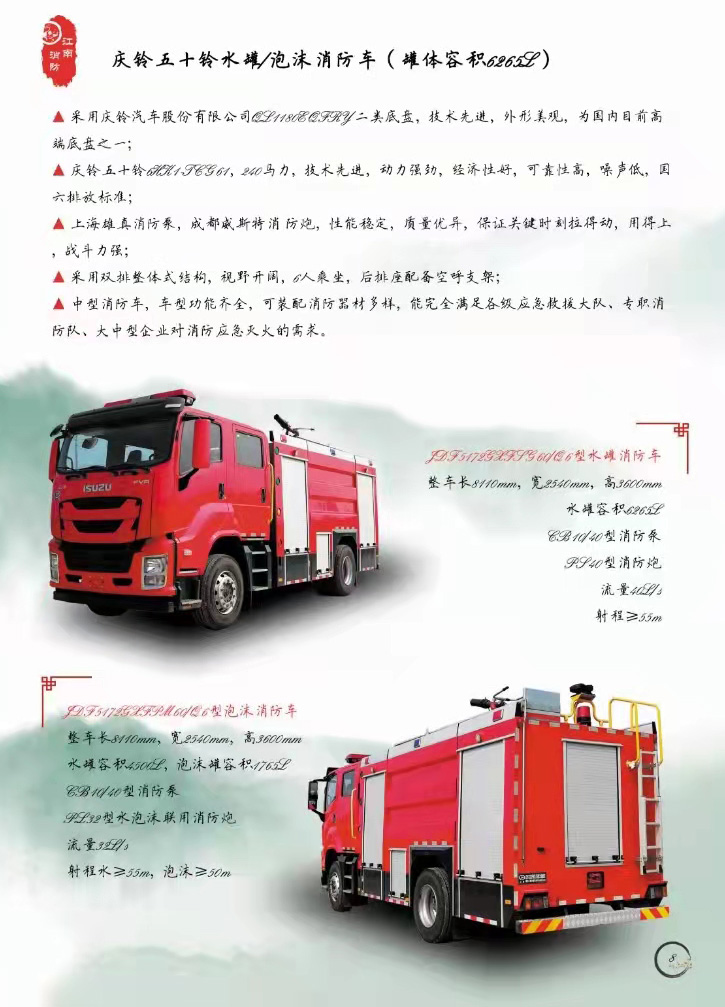 2023年五十鈴6噸泡沫消防車評測！