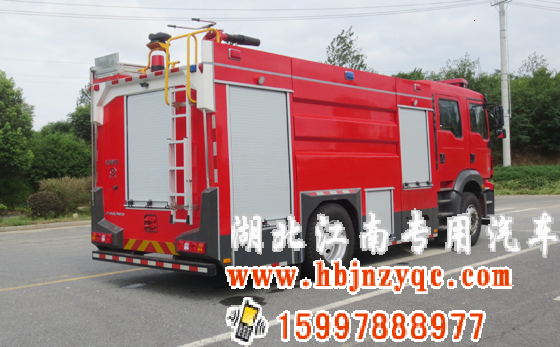 陜汽德龍型泡沫消防車